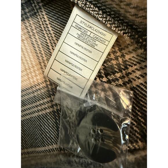 BB Dakota by Steve Madden Women's Boxy Shacket Size XS Shirt Jacket Flannel - Picture 5 of 9